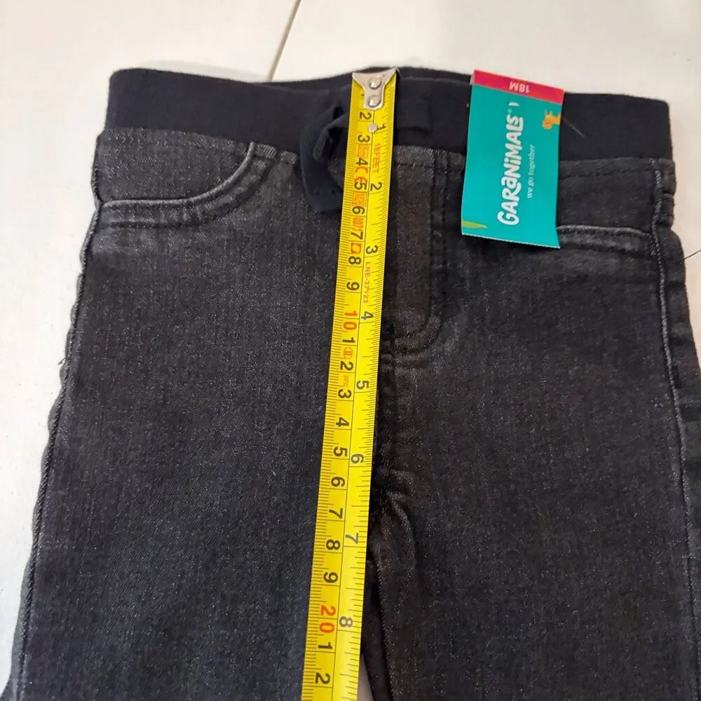 Garanimals Pants Baby 18 Months Denim Pull On Cotton Blend Casual